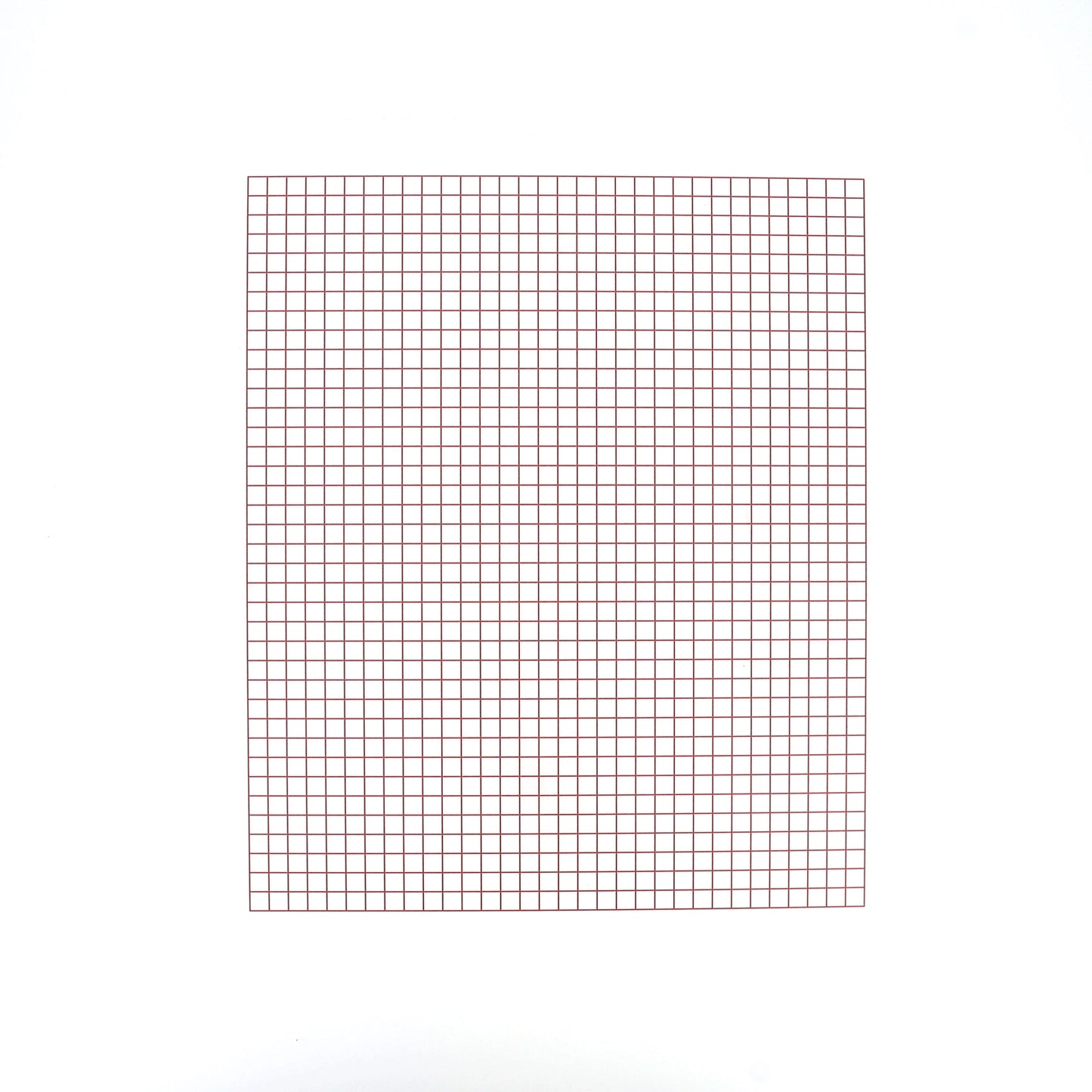 CLEAR PLASTIC TEMPLATE 1/4'' grid - Blister of 2 sheets