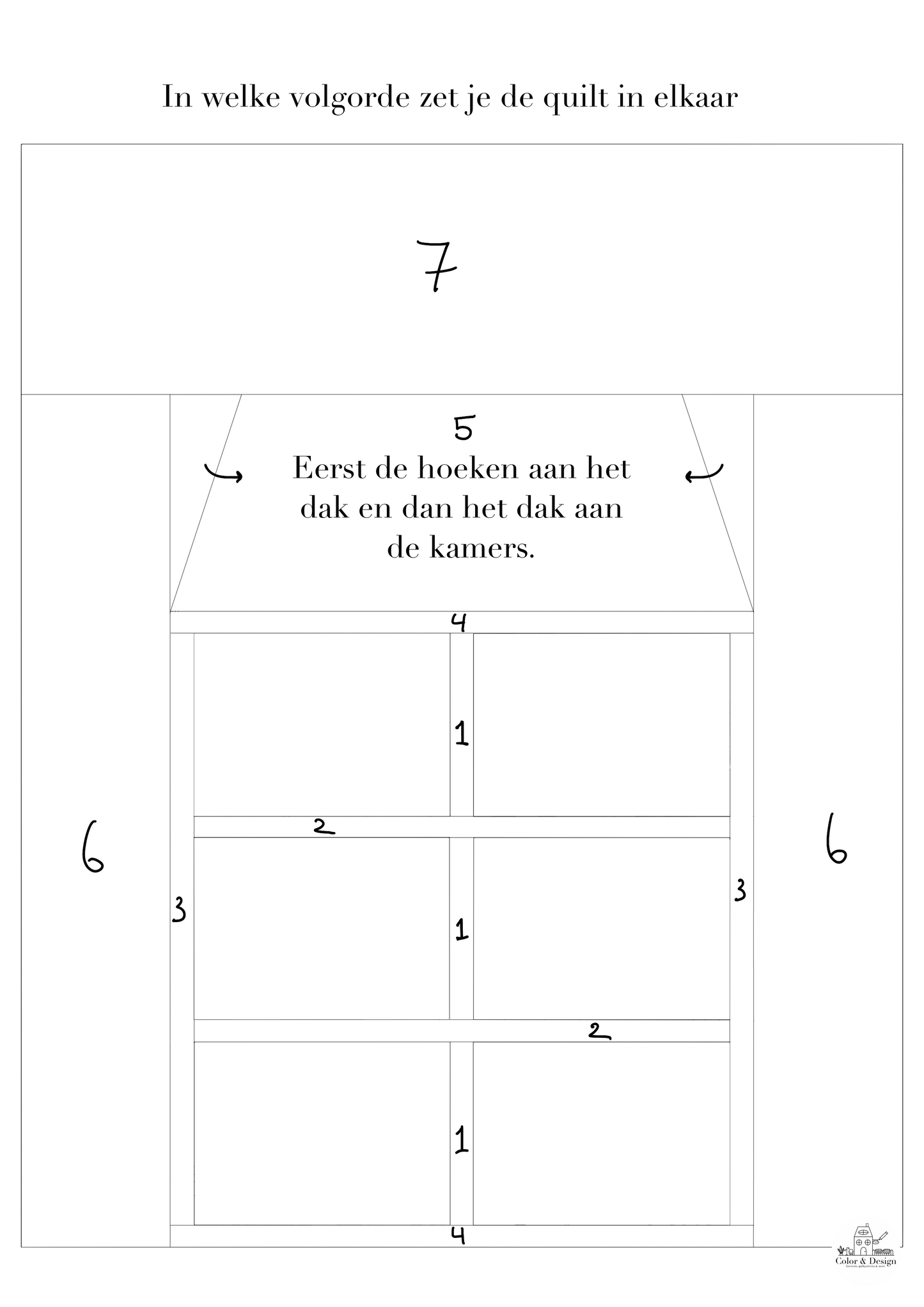 CD001 Kinderhotel - Quiltpattern