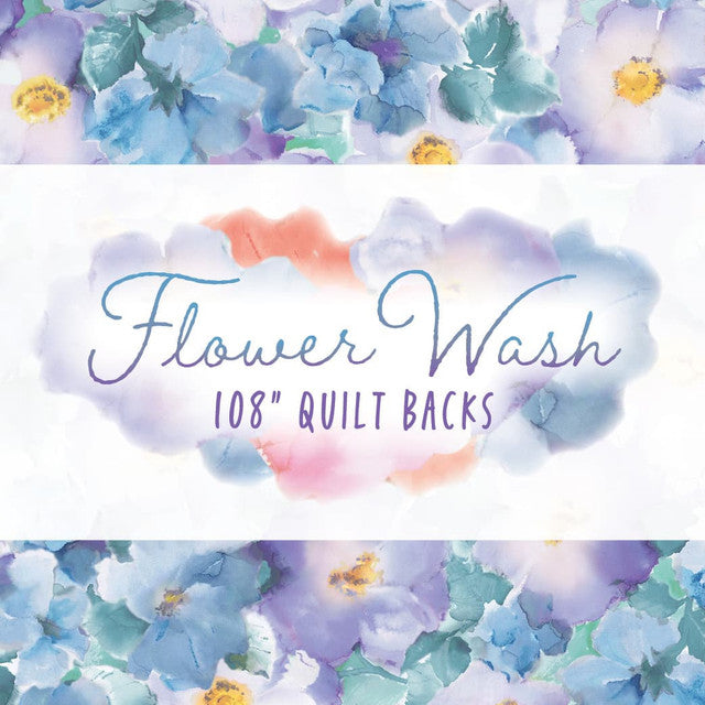 Flower Wash 108" Quilt Backs
