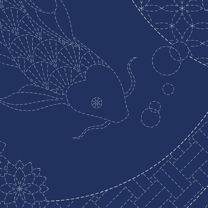DV4274 Sashiko panel