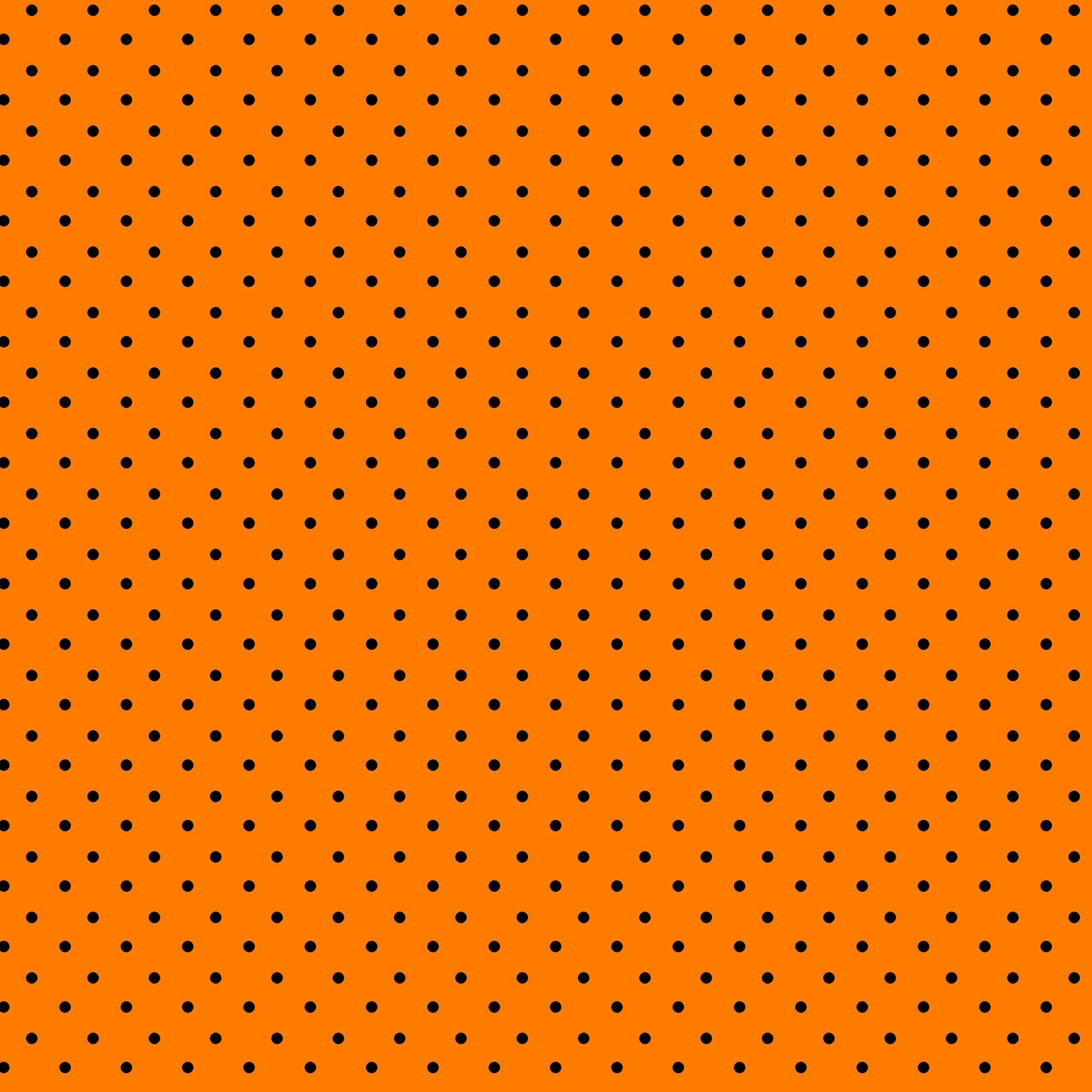 1028-39 PRISCILLA'S PLAIDS BLACK DOT ON ORANGE