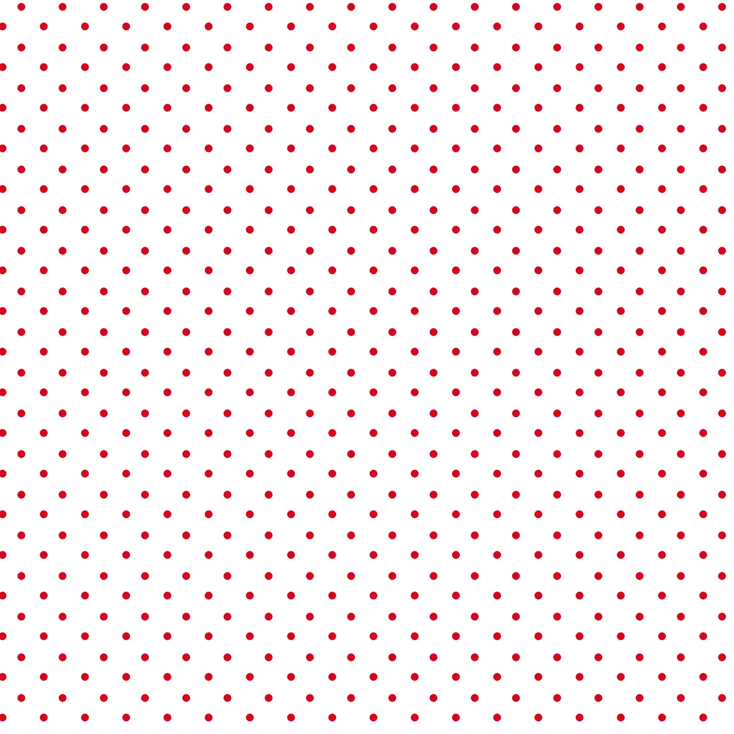 1029-08 PRISCILLA'S PLAIDS RED DOTS ON WHITE