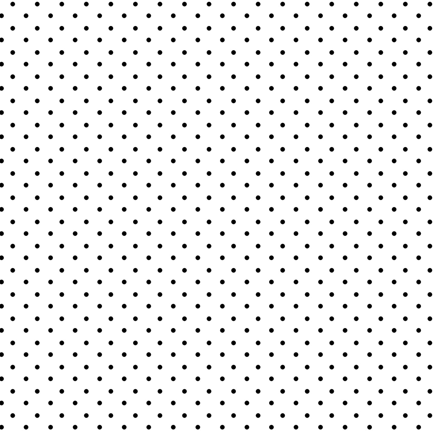 1029-09 PRISCILLA'S PLAIDS BLACK DOTS ON WHITE