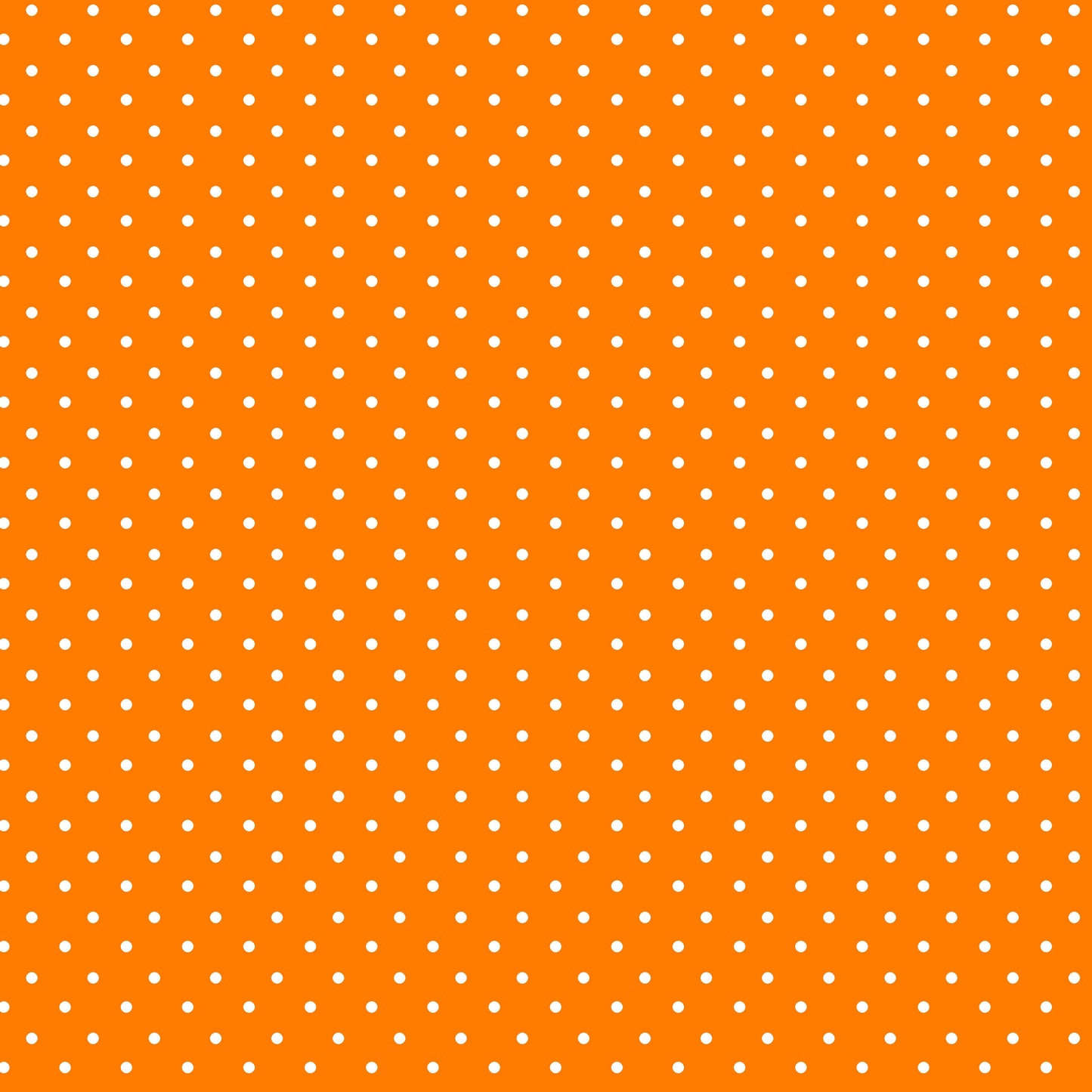 1030-30 PRISCILLA'S PLAIDS WHITE DOTS ON ORANGE