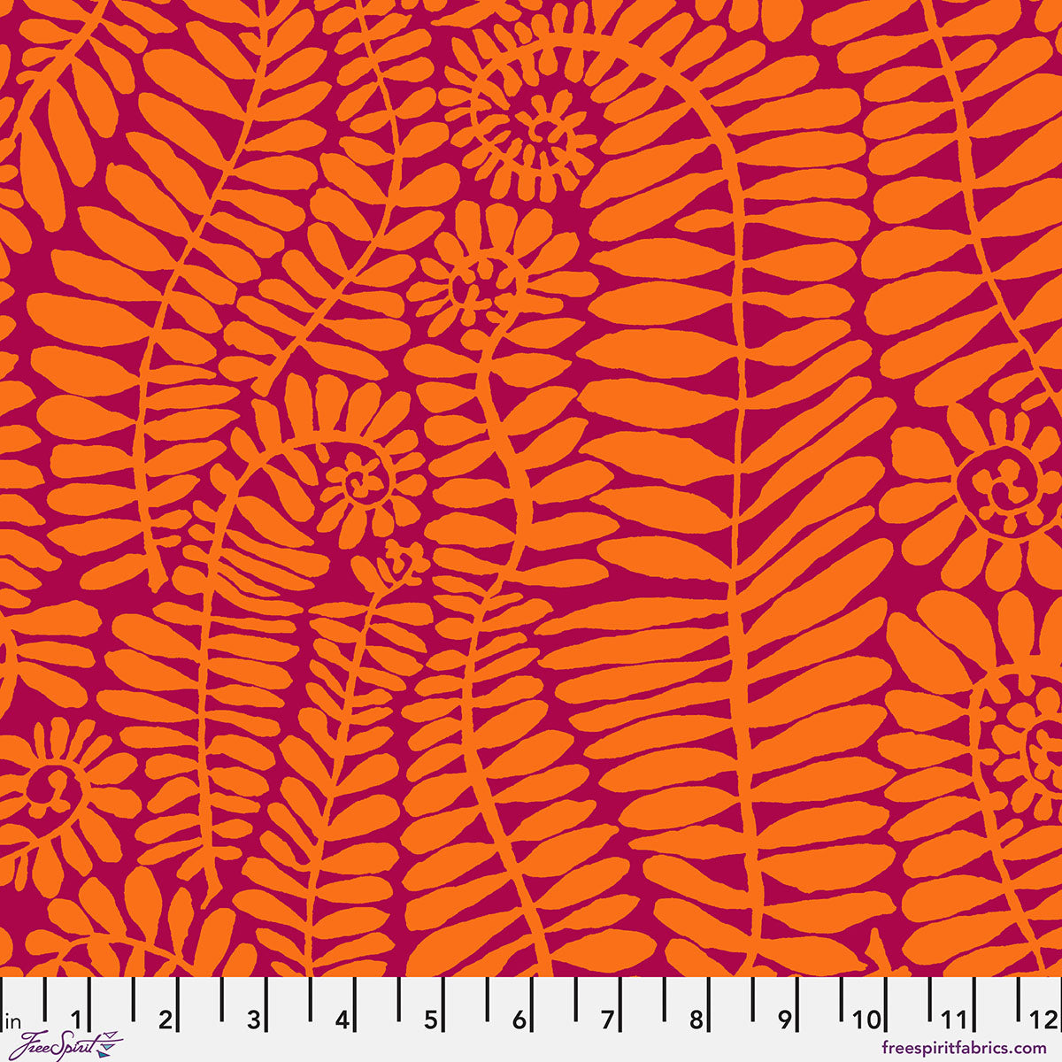 PWBM085.MAGENTA Kaffe Fassett Collective February 2027 Fronds - Magenta