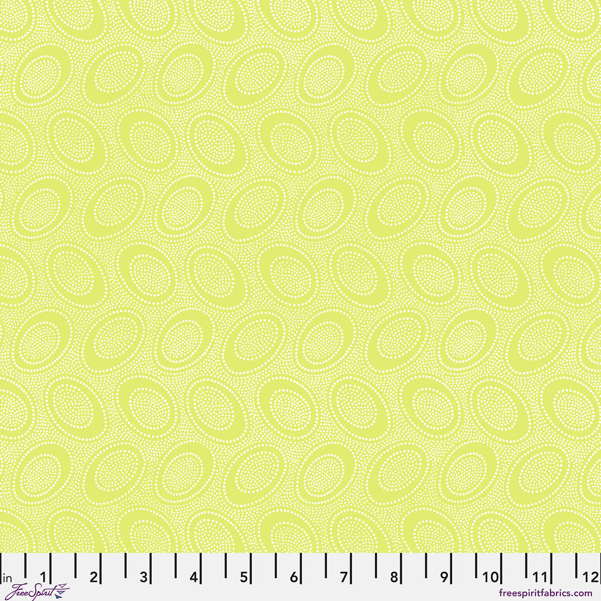 PWGP071.CELERY Kaffe Fassett Collective February 2027 Aboriginal Dot - Celery