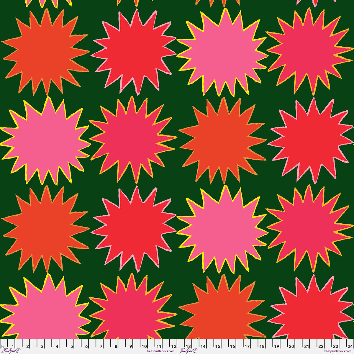 PWGP216.RED Kaffe Fassett Collective February 2027 Blast - Red