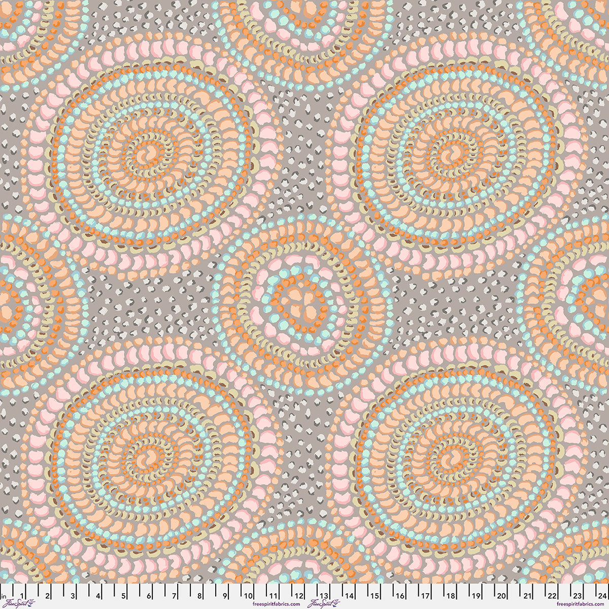 PWGP217.GREY Kaffe Fassett Collective February 2027 Bean Mosaic - Grey