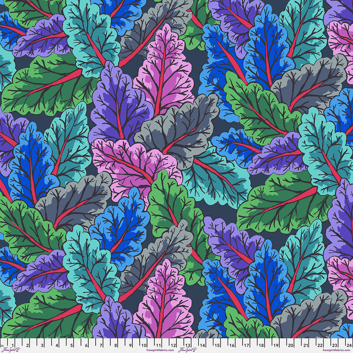 PWGP220.COOL Kaffe Fassett Collective February 2027 Foliage - Cool