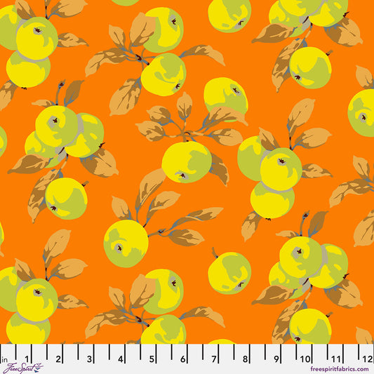 PWMD001.ORANGE Kaffe Fassett Collective February 2027 Apples - Orange