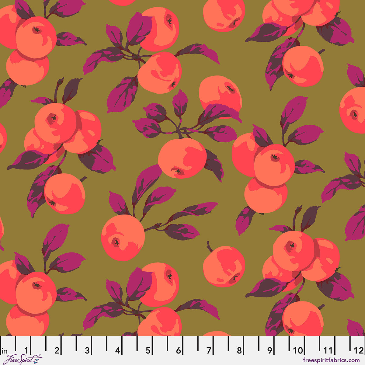 PWMD001.ROSEY Kaffe Fassett Collective February 2027 Apples - Rosey