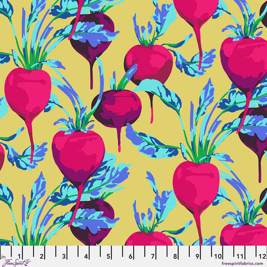 PWMD002.BLUE Kaffe Fassett Collective February 2027 Beets - Blue