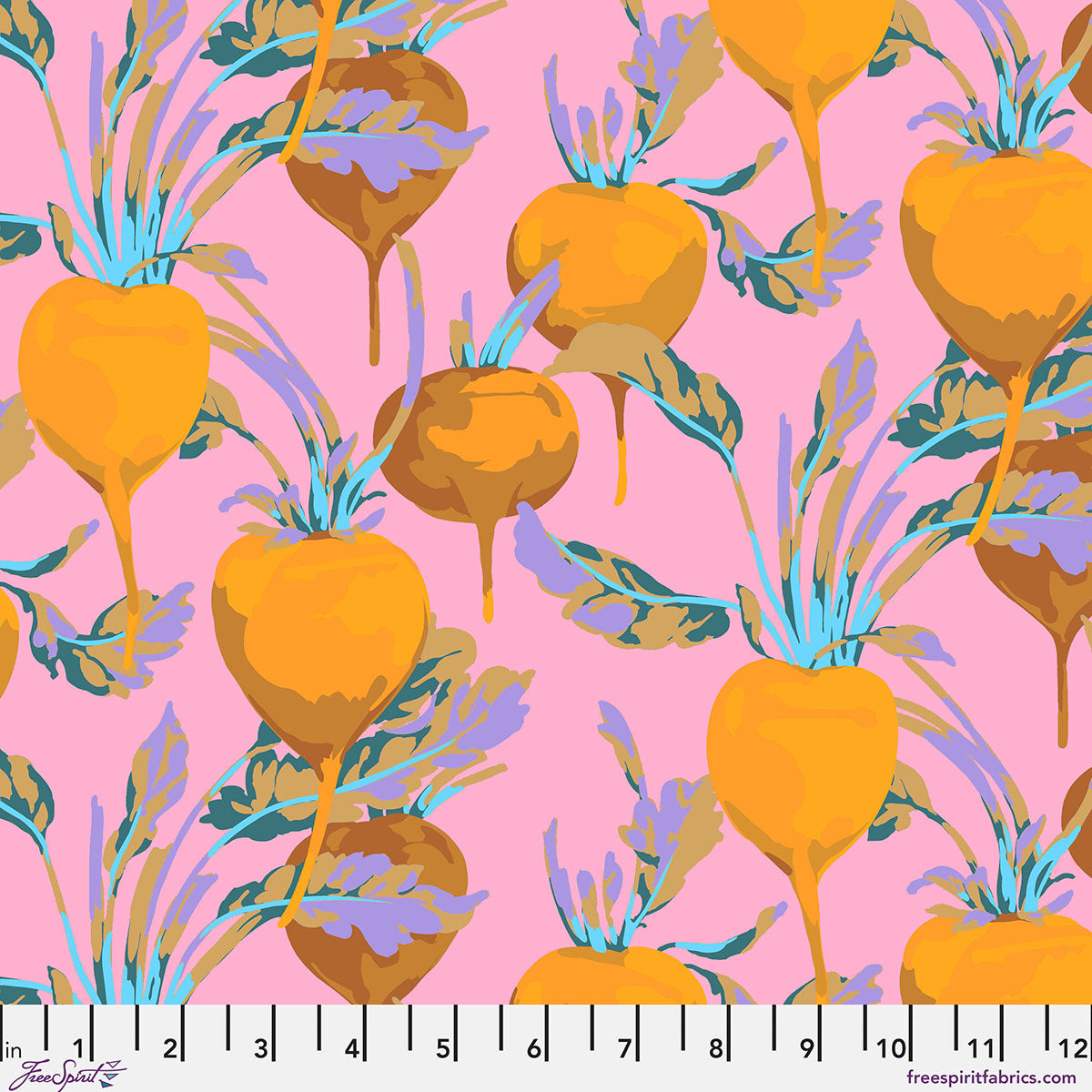 PWMD002.GOLD Kaffe Fassett Collective February 2027 Beets - Gold