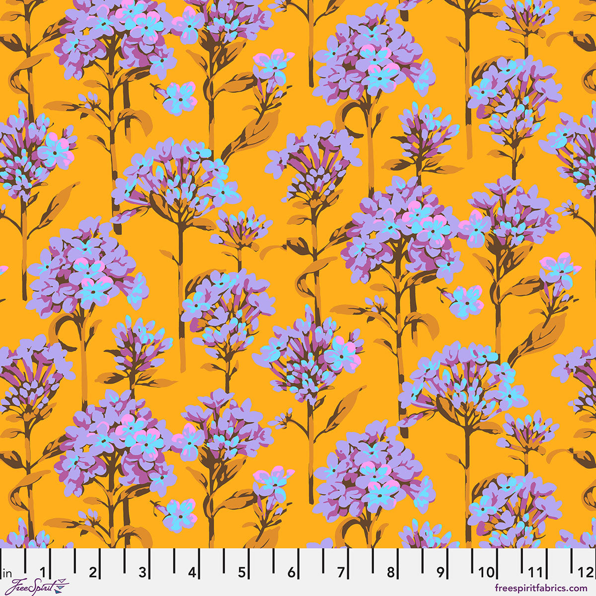 PWMD004.GOLD Kaffe Fassett Collective February 2027 Phlox - Gold