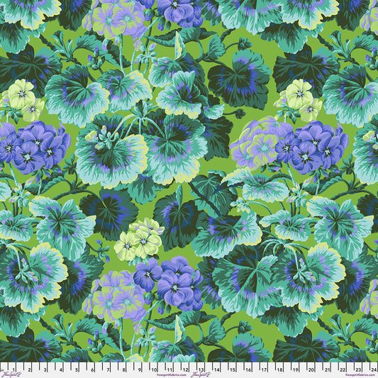 PWPJ007.LIME Kaffe Fassett Collective February 2027 Geranium - Lime