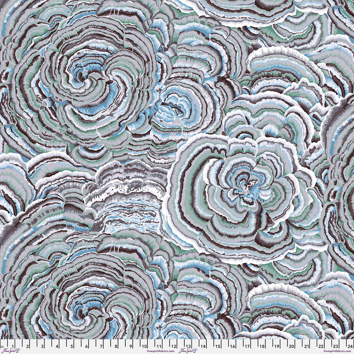 PWPJ082.CONTRAST Kaffe Fassett Collective February 2027 Tree Fungi - Contrast