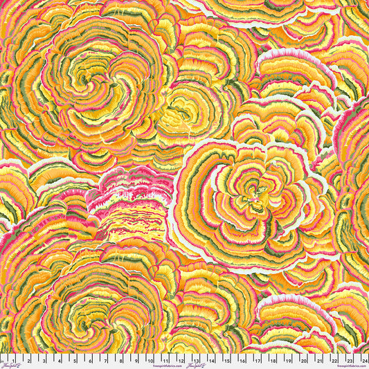 PWPJ082.YELLOW Kaffe Fassett Collective February 2027 Tree Fungi - Yellow