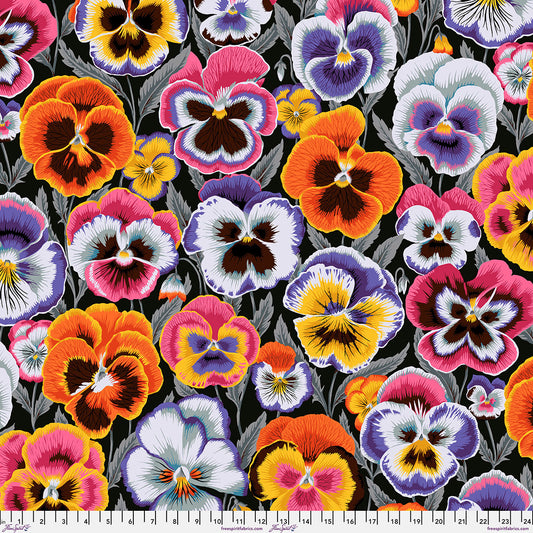 PWPJ143.CONTRAST Kaffe Fassett Collective February 2027 Big Pansies - Contrast