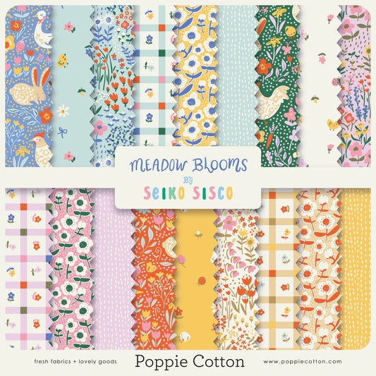MB271123 Meadow Blooms 2.5 Inch Strip Rolls, 42 pcs.