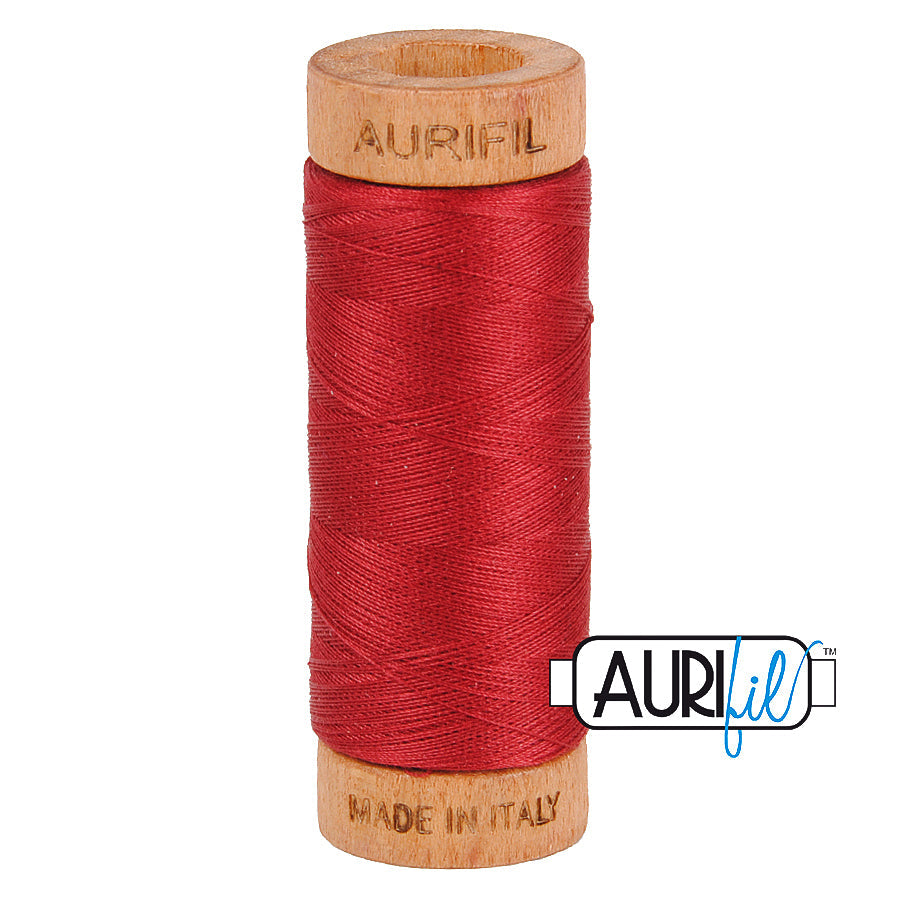 1103 BURGUNDY 80 WT MAKO COTTON SMALL SPOOL | 280 MT.