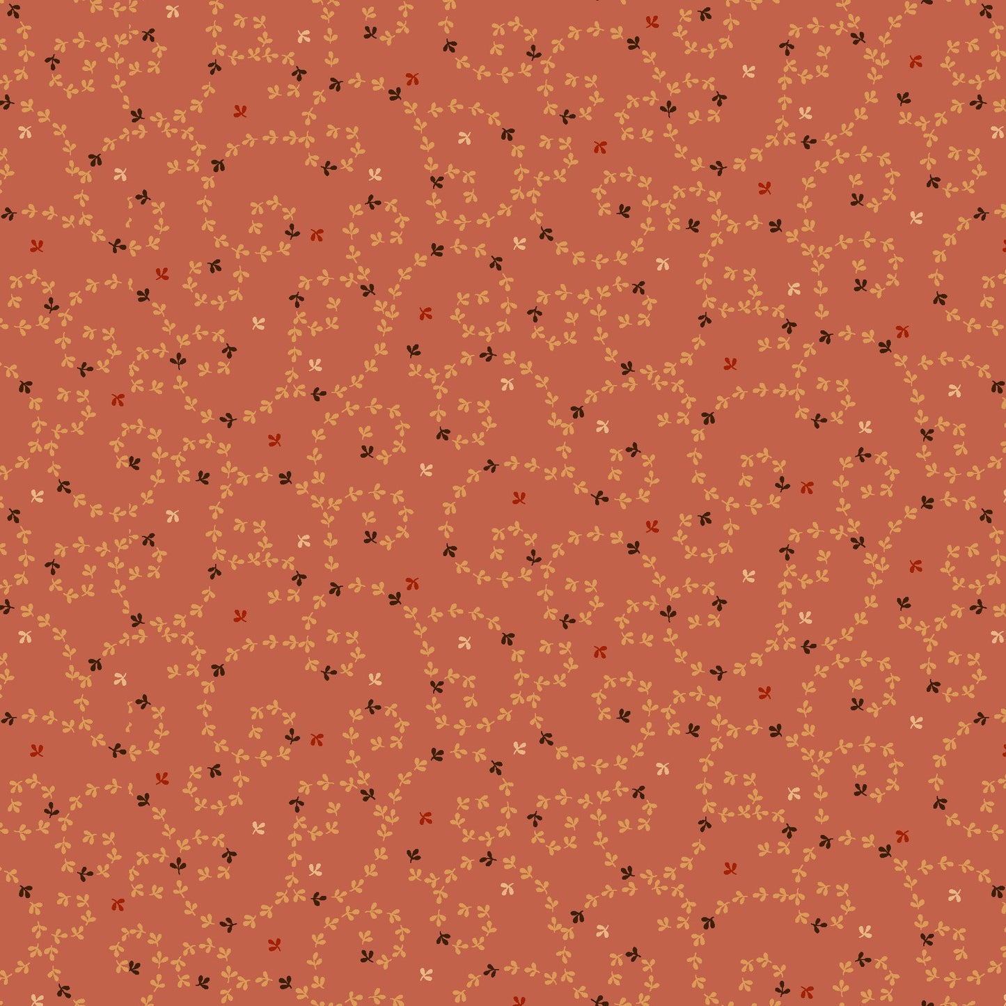 1110-22 FLOWER POT PRINTS MEANDERING VINES