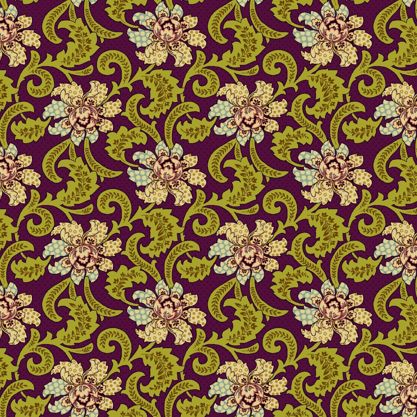 1111-56 FLOWER POT PRINTS FANCIES AND FOULARDS