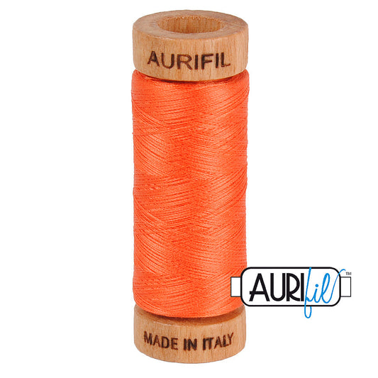 1154 DUSTY ORANGE 80 WT MAKO COTTON SMALL SPOOL | 280 MT.
