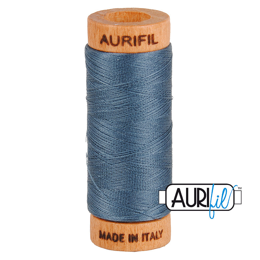 1158 MEDIUM GREY 80 WT MAKO COTTON SMALL SPOOL | 280 MT.