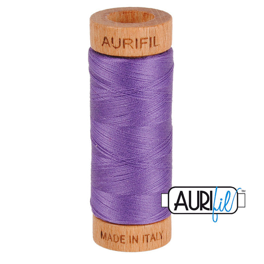 1243 DUSTY LAVENDER 80 WT MAKO COTTON SMALL SPOOL | 280 MT.