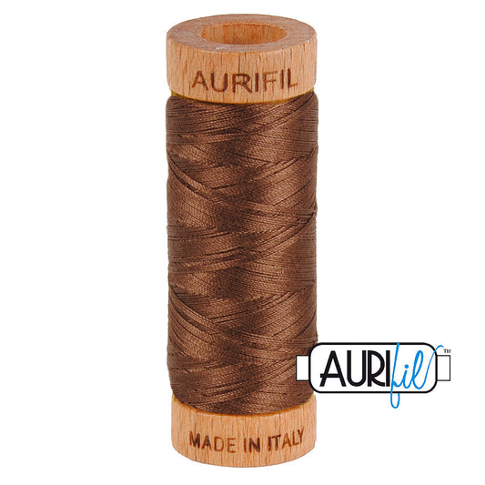 1285 MEDIUM BARK 80 WT MAKO COTTON SMALL SPOOL | 280 MT.