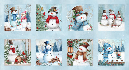 1370BH-70 Winter Whispers Snowman Blocks