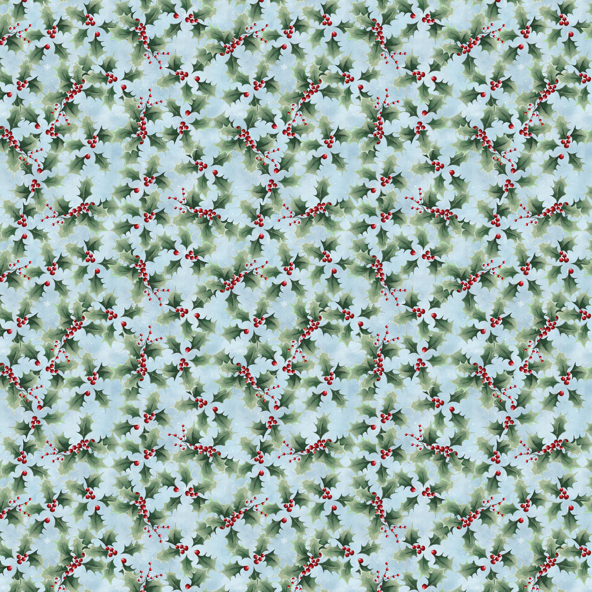 1376-70 Winter Whispers Tossed Holly