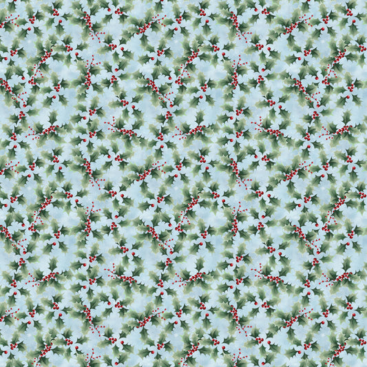 1376-70 Winter Whispers Tossed Holly