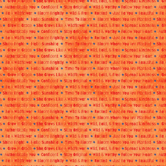 1449-33 Be A Wildflower Word Print