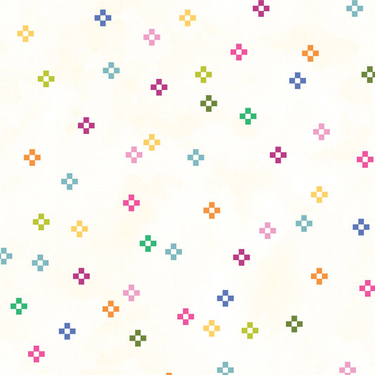 1464-40 Be A Wildflower 108 Inch Check Blossoms