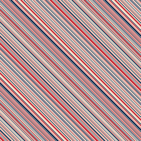1482-47 Visiting Grandma's Diagonal Awning Stripe