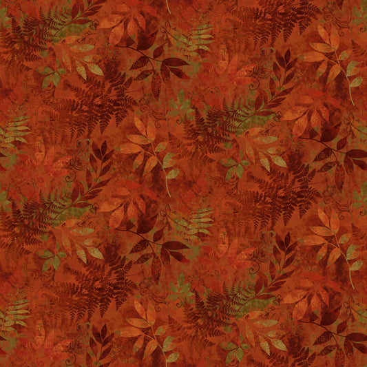 1587-35 Red Harvest Lane Ferns and Foliage