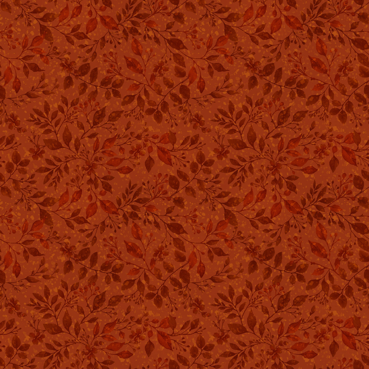 1588-35 Red Harvest Lane Small Scattered Leaves