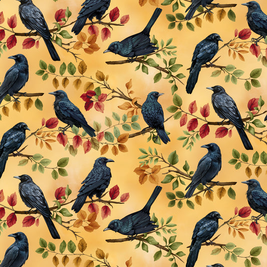 1591-39 Red Harvest Lane Crow Branches
