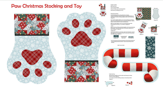 1733PH-18 Holiday Labs Paw Stocking