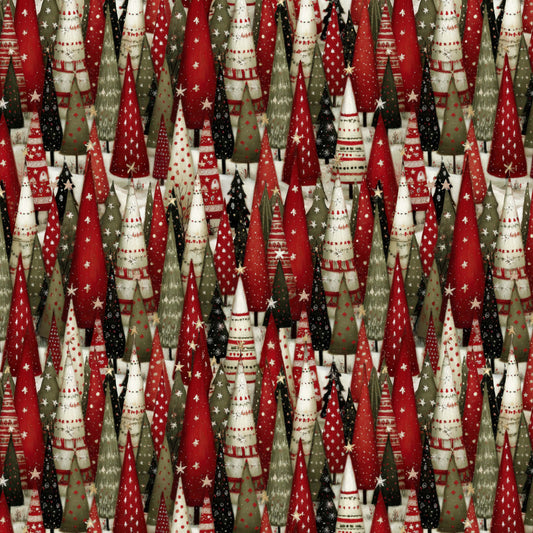 1794F-102 Cute as the Dickens - Flannel Tree Grove