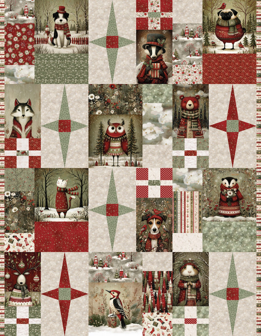 1801FH-102 Cute as the Dickens - Flannel Patchwork Blocks