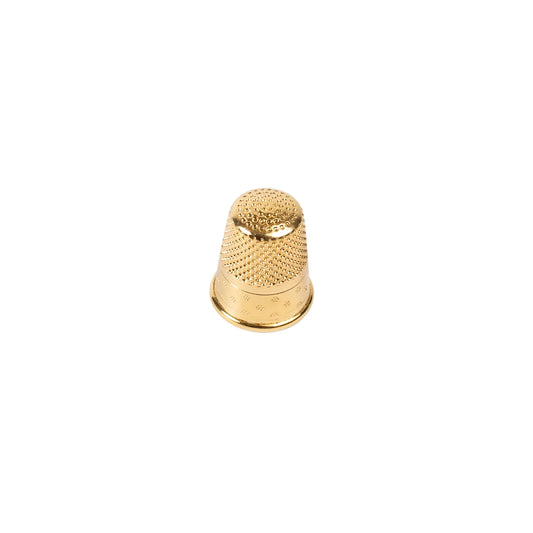 THIMBLES BRASS GOLD PLAT.Nø2/0 10 pcs