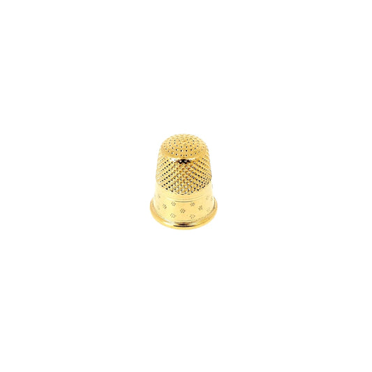THIMBLES BRASS GOLD PLAT.Nø2 10 pcs