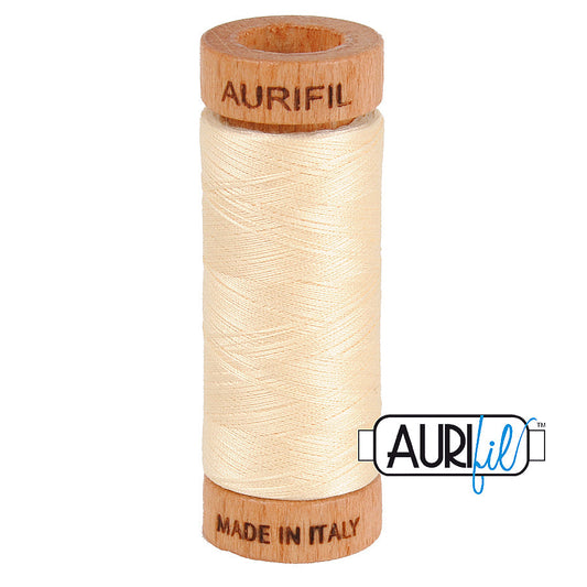 2123 BUTTER 80 WT MAKO COTTON SMALL SPOOL | 280 MT.