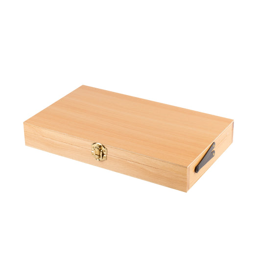 WOOD CASE+80 GOLD THIMBLES