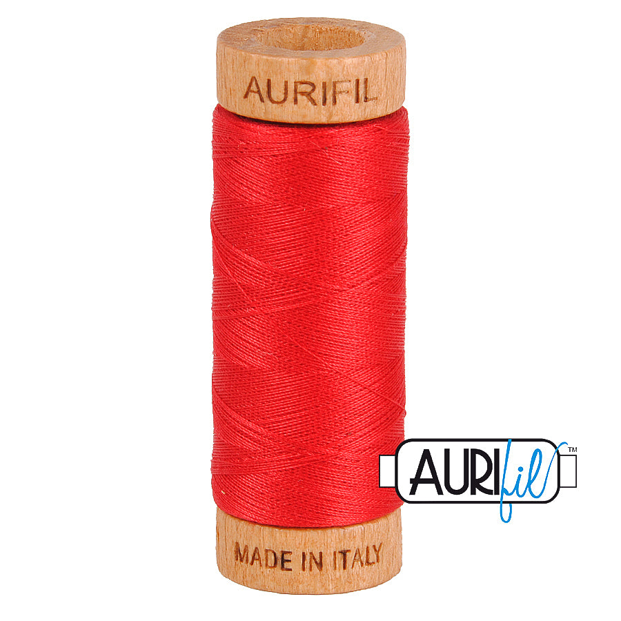 2250 RED 80 WT MAKO COTTON SMALL SPOOL | 280 MT.