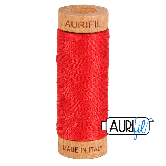 2250 RED 80 WT MAKO COTTON SMALL SPOOL | 280 MT.