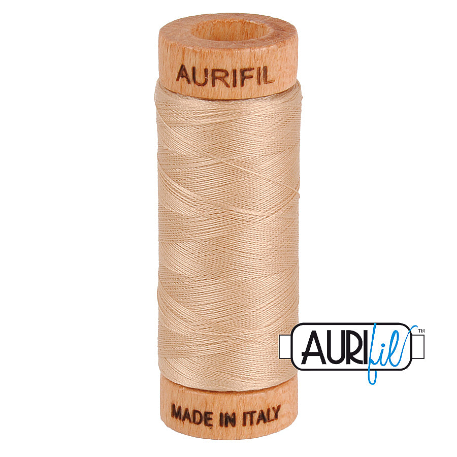 2314 BEIGE 80 WT MAKO COTTON SMALL SPOOL | 280 MT.