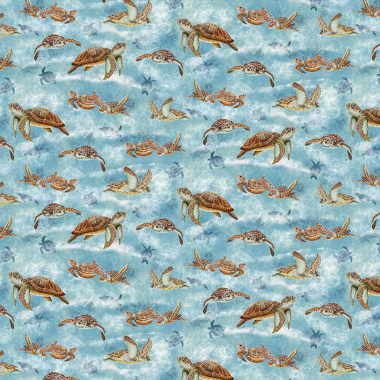 2328-11 Window to Paradise Turtles